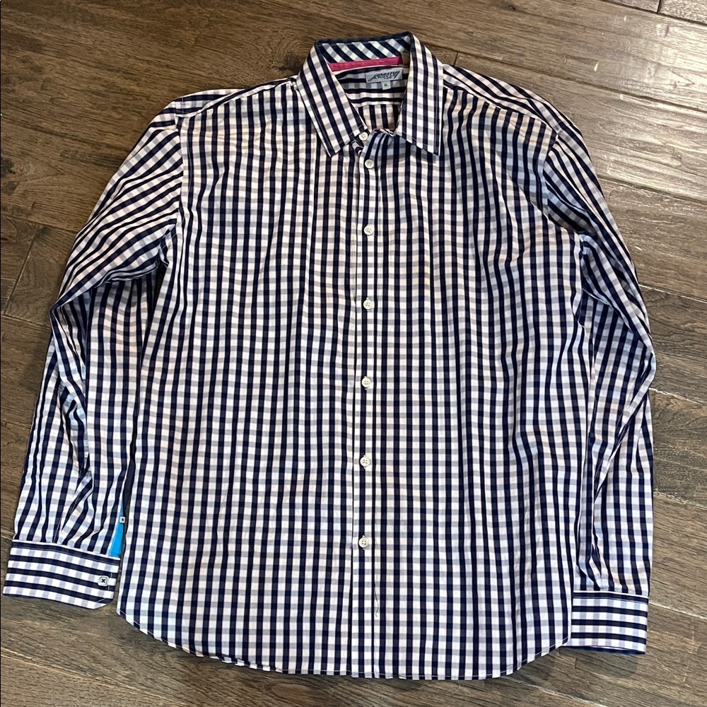Classic Black, White and Pink Checkered Men's Shirt